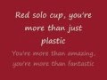 Toby Keith Red Solo Cup Lyrics