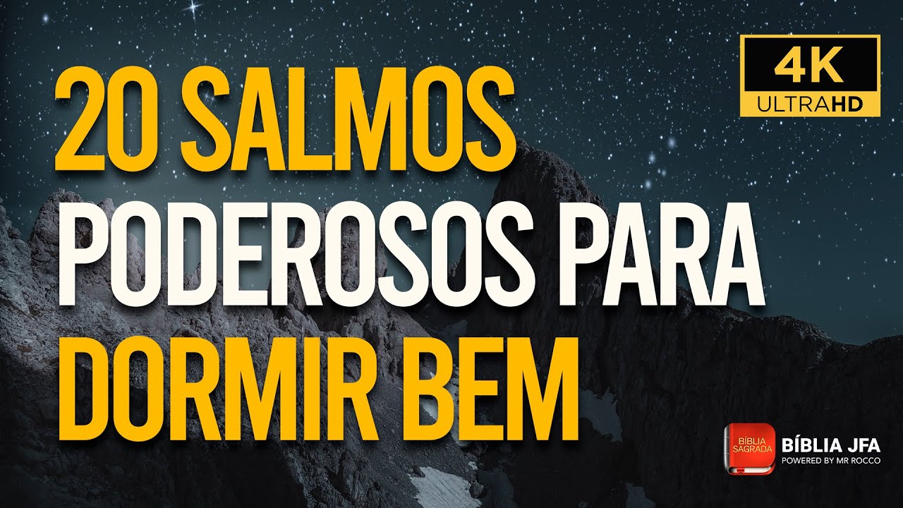 SALMOS PODEROSOS PARA DORMIR PROFUNDAMENTE 😴🌃 - Bíblia JFA Offline