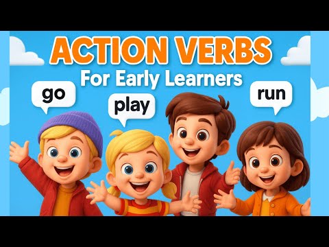 150 Action Verbs  | ‘I am’ Sentences | Daily Sentences | Speak English With Kids 