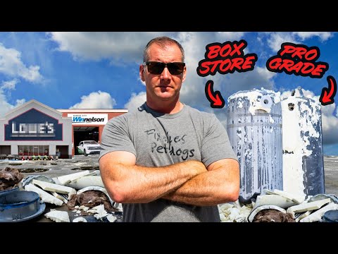 What's the best water heater? Box Store vs. Pro Grade