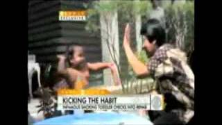 Smoking Toddler Enters Rehab, Trying to Quit 4 Packs Per Day