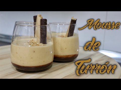 Mousse de turrón