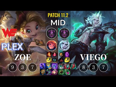 WE Plex Zoe vs Viego Mid - KR Patch 11.2