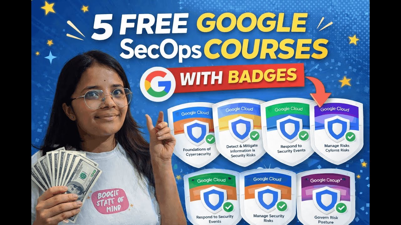 Don’t Pay for Cybersecurity! 🎯 5 FREE Google SecOps Courses with Badges
