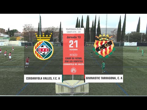 Jornada 13 (25/26) - CERDANYOLA VALLES, F.C. A - GIMNASTIC