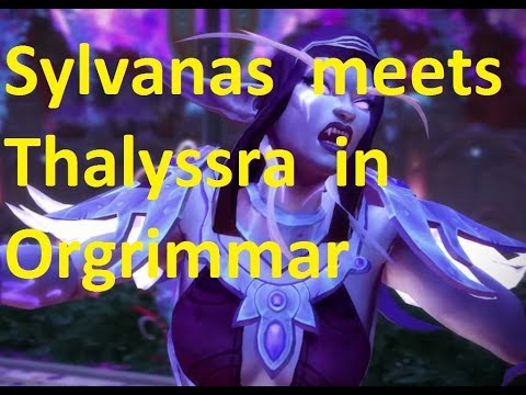 Sylvanas meets Thalyssra for the first time in Orgrimmar
