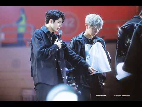 Wanna one premier Fancon in Seoul Day 1-3 OngNiel 옹녤 Moment [ Seongwu & Daniel]