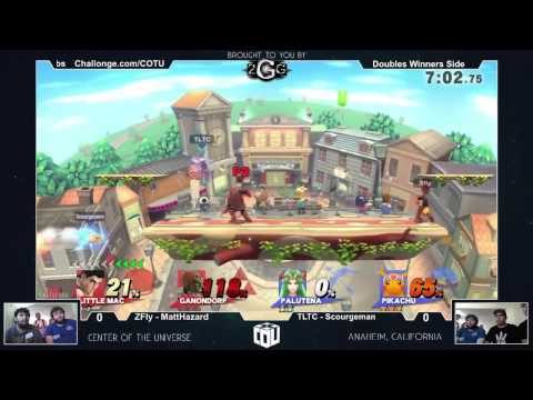 COTU XI - AHB | TLTC/Scourgemom Vs. ZFly/Matt Hazard SSB4 Winners Side - Smash Wii U