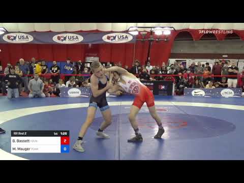 45 Kg Rr Rnd 2 - Bo Bassett, Young Guns Vs Mack Mauger, Team Idaho