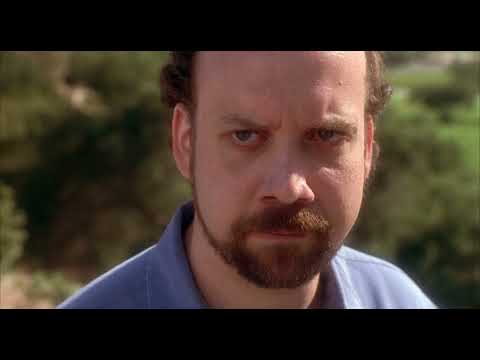 Sideways (2004) - Miles runs downhill into a vineyard