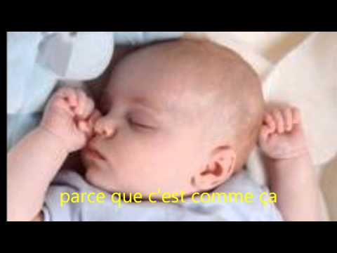 Jean Jacques Goldman - Dors bébé dors (Lyrics)