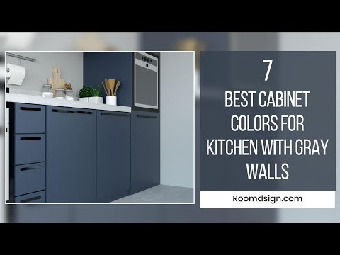 YouTube video about: What color cabinets go with light gray walls?