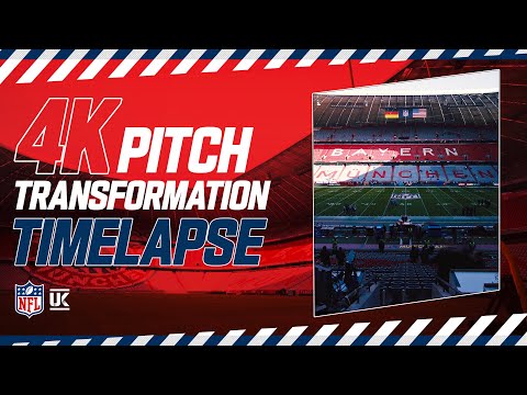4K Stadium Transformation Timelapse | How The Allianz Arena Transformed Into An NFL Stadium | NFL UK