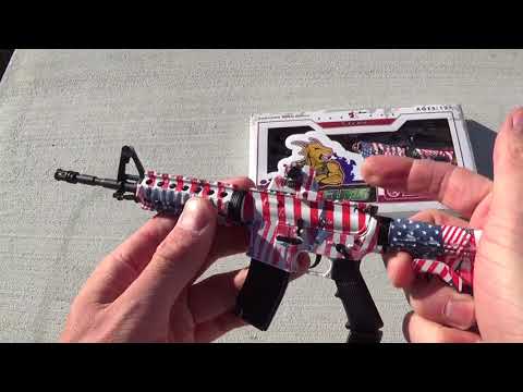 MINI USA AR-15 / M4A1 Flag Gun Replica