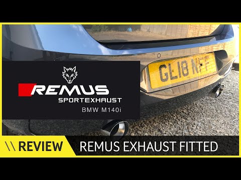 BMW M140i Remus Cat Back Exhaust fitted by Motech Performance