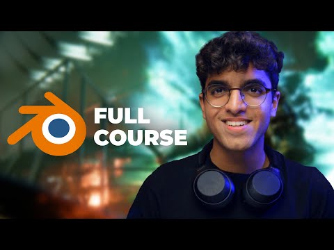 Blender 3D Full Project Based Course in English