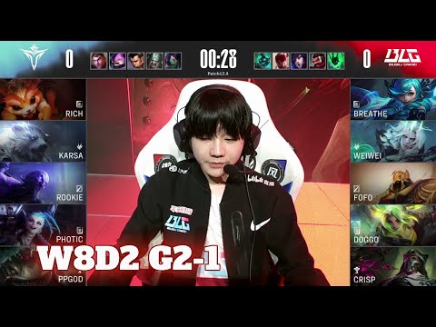 V5 vs BLG - Game 1 | Week 8 Day 2 LPL Spring 2022 | Victory Five vs Bilibili Gaming G1
