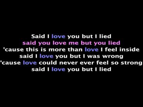 Michael Bolton Ft. Agnes Monica - Said I Love You But I Lied (With Lyrics/HD)