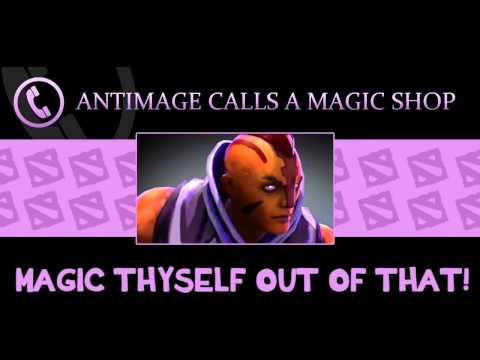 Antimage Calls A Magic Shop dota 2