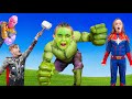 Kids Fun TV Superhero Hulk Compilation Video Hulk Birthday Superheroes Battle Baby Vs Hulk
