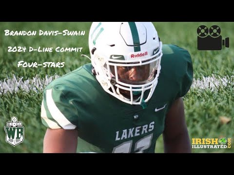 Video Breakdown: Notre Dame 2024 Commit Brandon Davis-Swain