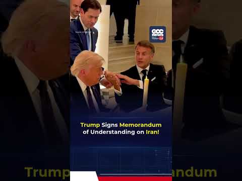 Trump & Pezeshkian Sign Peace Deal in Versailles to End Tensions | US‑Iran MoU Update