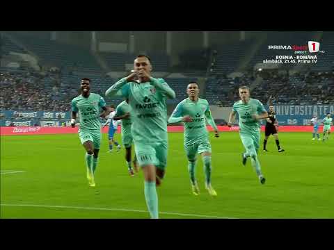 GOOOL! Univ. Craiova - UTA 0-1. Deschidere de scor în Bănie! Luca Mihai marchează pentru oaspeți