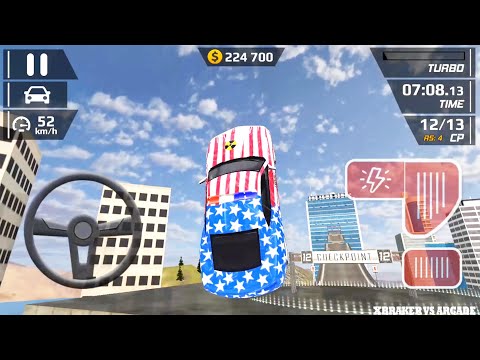 Smash Car Hit 3D - American Car Driving Impossible Stunts Car Driving Simulator - Android Gameplay