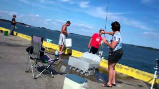 preview picture of video 'Eastport, Maine Mackerel Fishing'