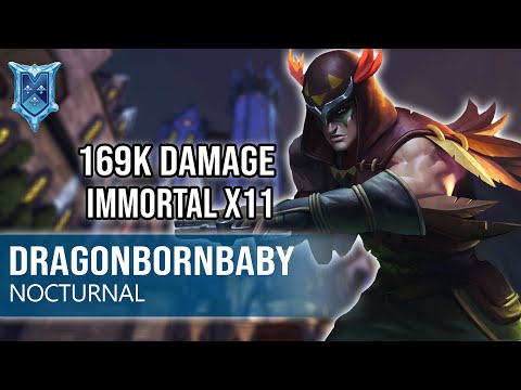 169K Damage DragonBornbaby Strix Paladins Competitive (Diamond) NOCTURNAL - Immortal X11