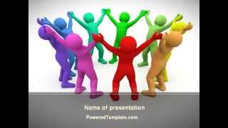 Rainbow Worship PowerPoint Template by PoweredTemplate.com