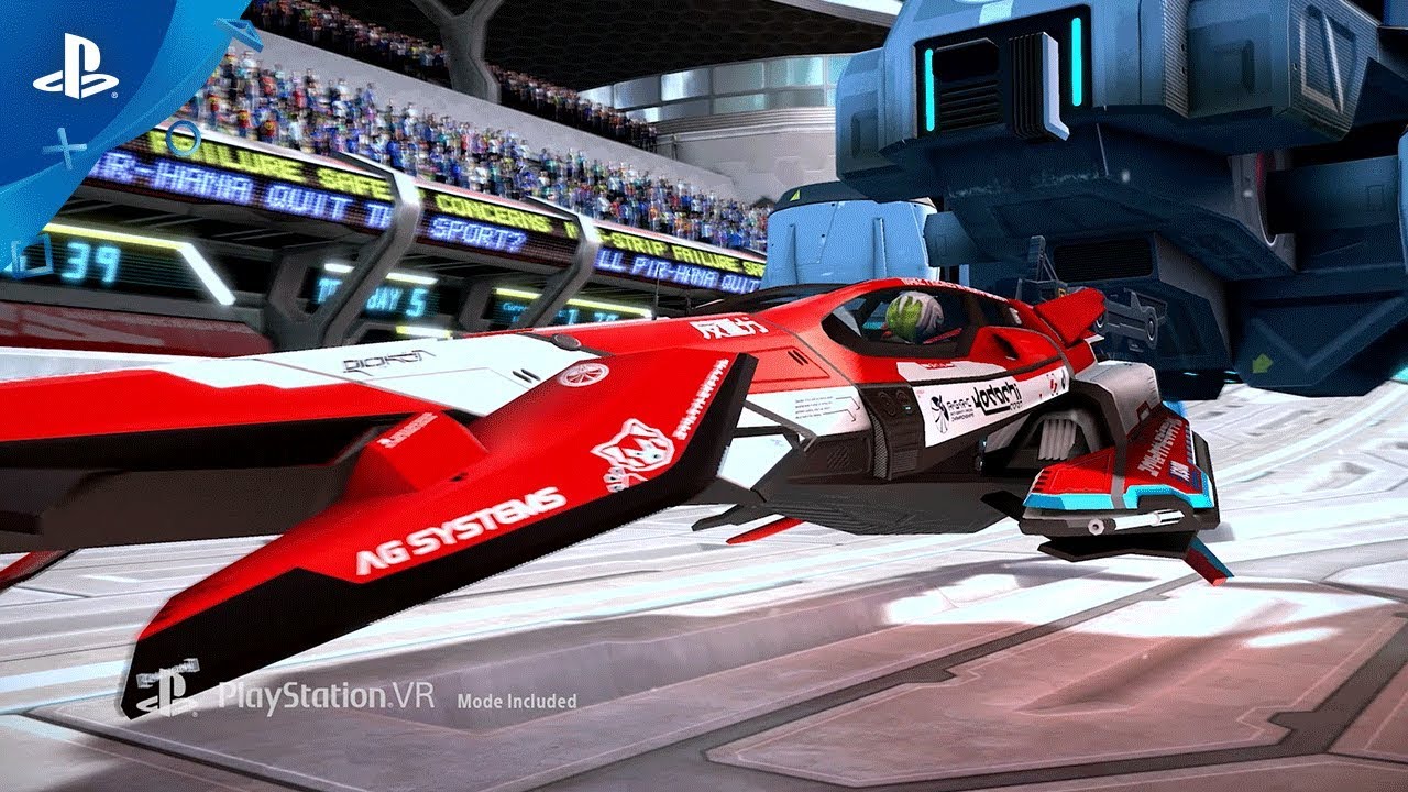 Estallen a través de WipEout: Omega Collection en PS VR con una Actualización Gratuita