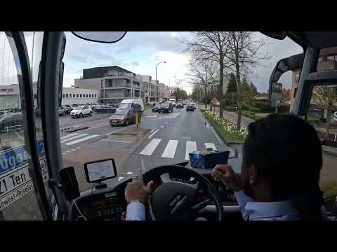 POV Bus Driving Belgium - Man Lion's Coach Euro 6 - 4K