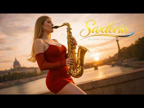 Golden Sunset Serenade – Soft Saxophone, Violin & Piano | Relaxing Romantic Music for Deep Calm