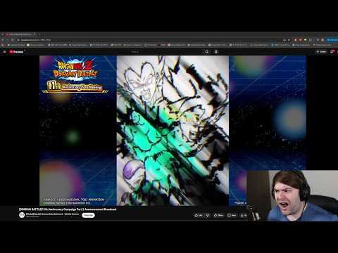 (Dokkan Battle) LIVE-REAKTION AUF DIE LR-ENTHÜLLUNG ZUM 11. JUBILÄUM, TEIL 2!