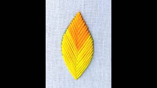 #Fishbone bordado stitch flower! 3D flora hand embroidery tutorial/ Kadhai/hand embroidery work