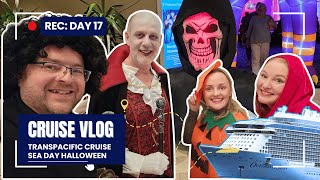 Transpacific Cruise Day 17 Halloween and Haircuts in the Spa on Royal Caribbean Ovation of the Seas
