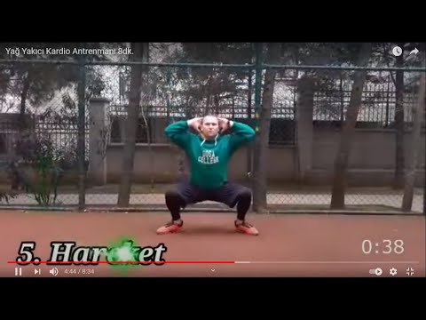 Yağ Yakıcı Kardio Antrenmanı 8dk.