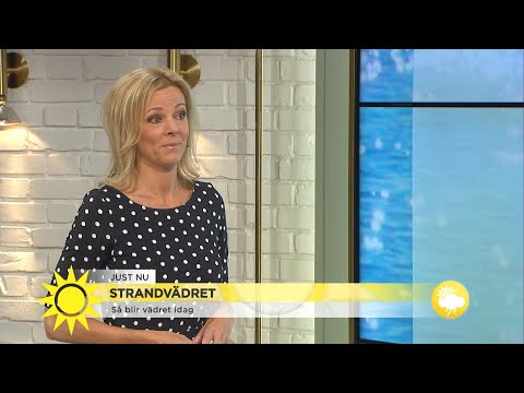 ”Det är redan över 20 grader. Bra badväder” - Nyhetsmorgon (TV4)