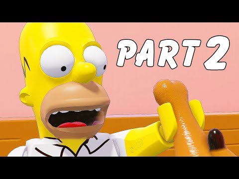 LEGO DIMENSIONS Walkthrough Gameplay Part 2 - HOMER (Simpsons Level Pack) [1080p HD PS4]