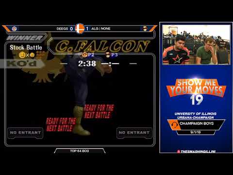 [SMYM 19] Allegiance | N0ne (Captain Falcon) vs. Deegs (Ice Climbers) SSBM Singles