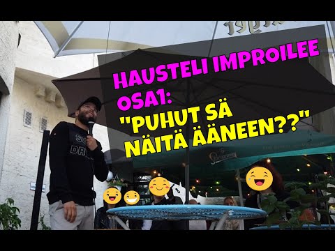STAND UP IMPROA OSA 1: "Puhut sä näitä ääneen?" | Koomikko ja yleisö | Tomi Haustola
