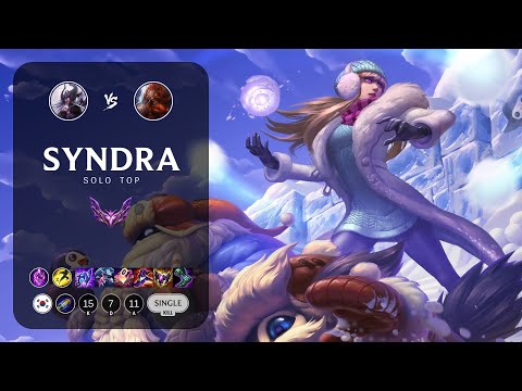 Syndra Top vs Gragas - KR Master Patch 12.22
