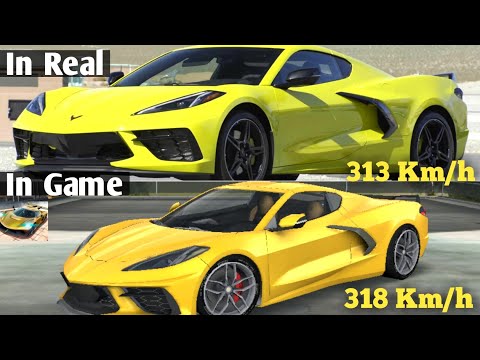 All Cars in REAL LIFE VS IN GAME Top Speed || Extreme Car Driving Simulator 2022