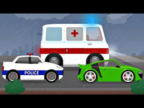 Dessin animé éducatif: ambulance pour le docteur McWheelie