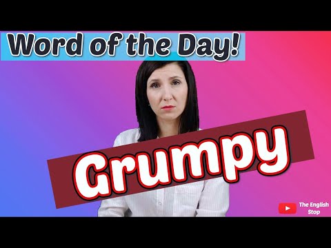 [English Vocabulary] Grumpy | Meaning and Pronunciation