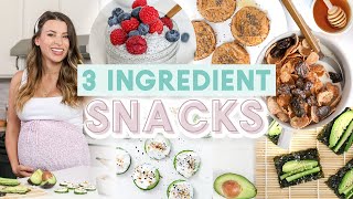 3 INGREDIENT SNACKS | Easy & Healthy Recipes!