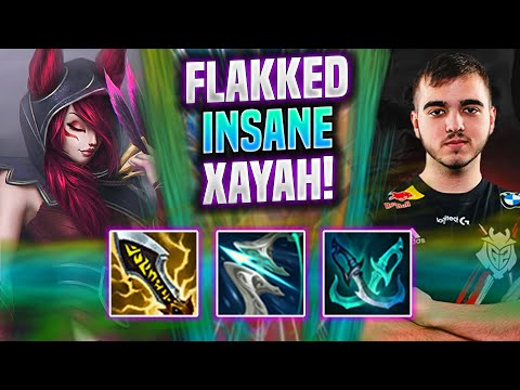 FLAKKED IS INSANE XAYAH! - G2 Flakked Plays Xayah ADC vs Jhin! | Season 2022