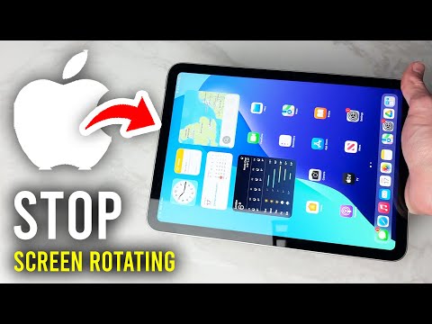 How To Stop iPad Screen From Rotating - Lock Orientation