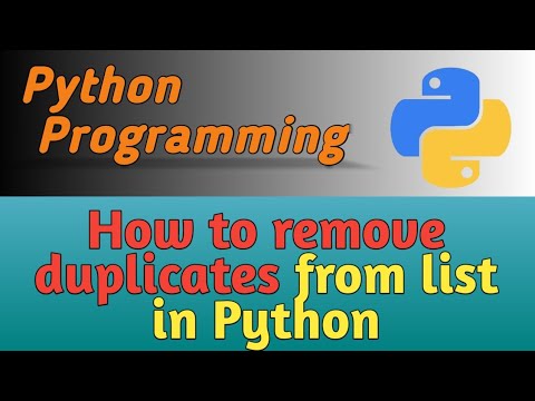 Remove Duplicates In A List Using Python%f0%9f%a7%b9 Loop Vs Set Pythonforbeginners Programming Coding